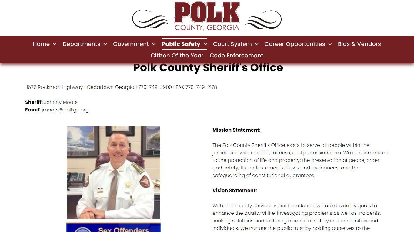 Sheriff's Office - Welcome to Polk